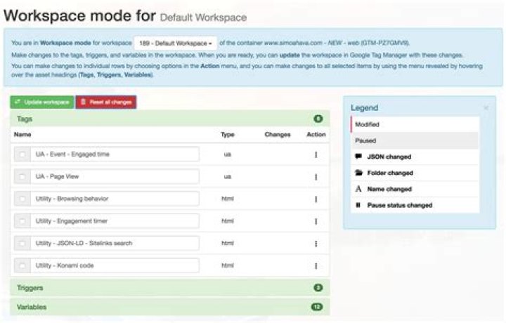 Separated workspace mode