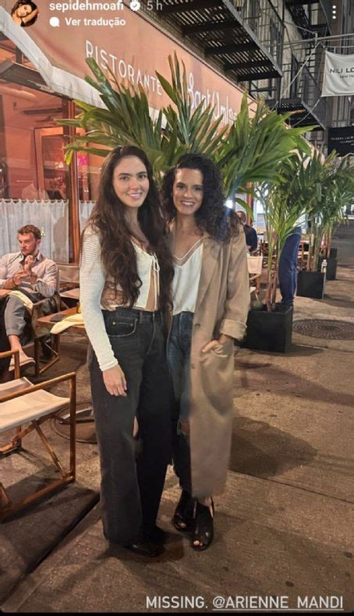 Sepideh Moafi and Arienne from The L Word Generation Q Couple Gini