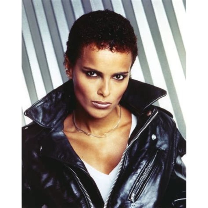 Shari Belafonte posed in Black Leather Jacket Photo Print (8 x 10