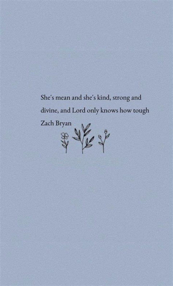 Shes Mean and Shes Kind Strong and Divine Zach Bryan Shirt Etsy
