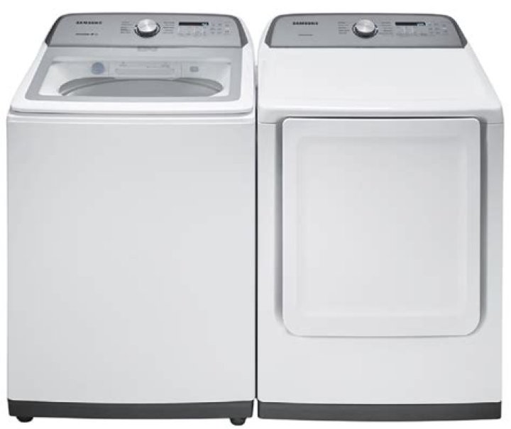 Shop Samsung Large Capacity TopLoad Washer & Electric Dryer Set at