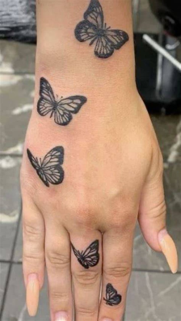 Small Butterfly Hand Tattoos For Women Best Tattoo Ideas