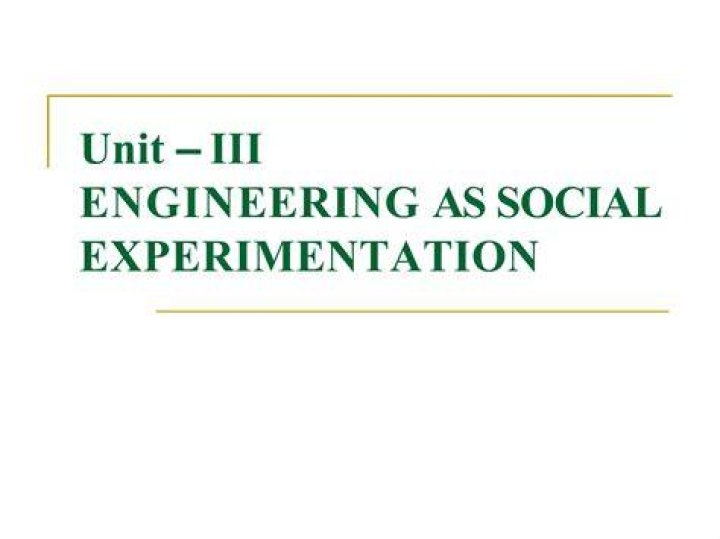 Social Experimentation, Gscthree