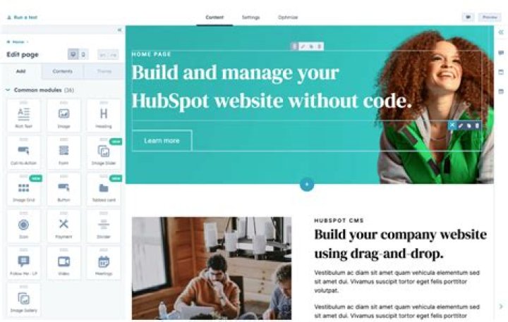 Squarespace website builder template editor user interface