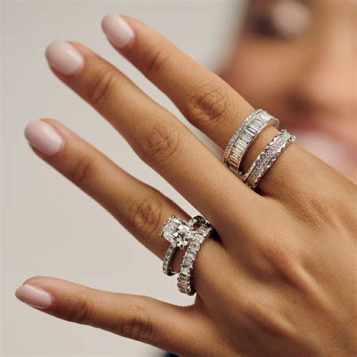 stacked diamond bands