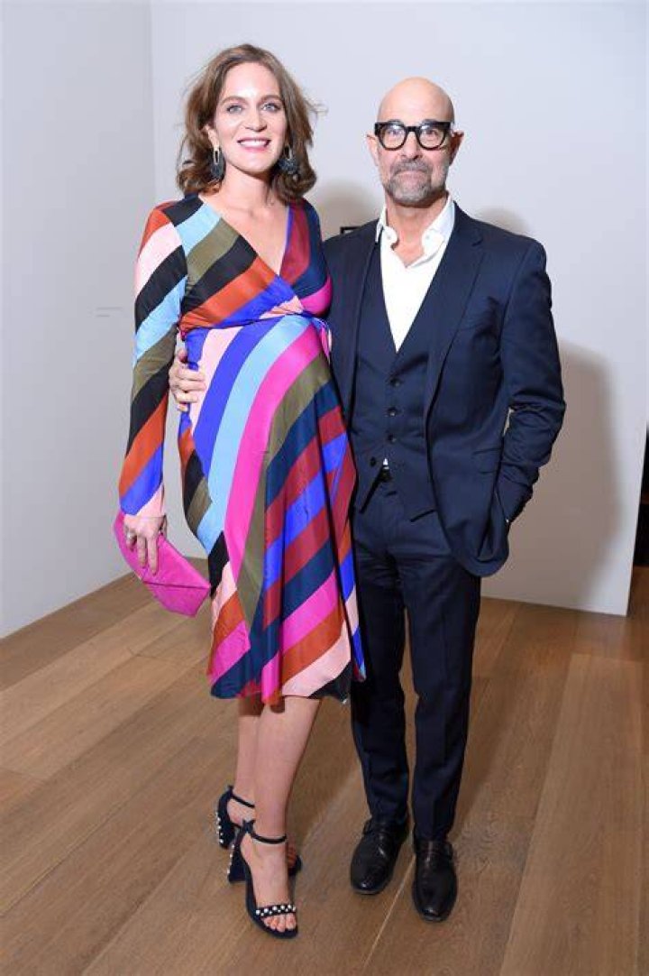 Stanley Tucci and Felicity Blunt son Matteo Oliver CBS News