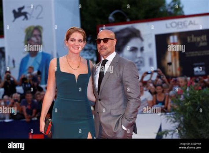 Stanley Tucci and wife Felicity Blunt baby son Matteo Oliver