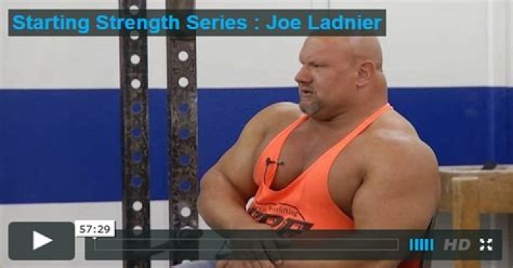 Starting Strength Series Joe Ladnier YouTube