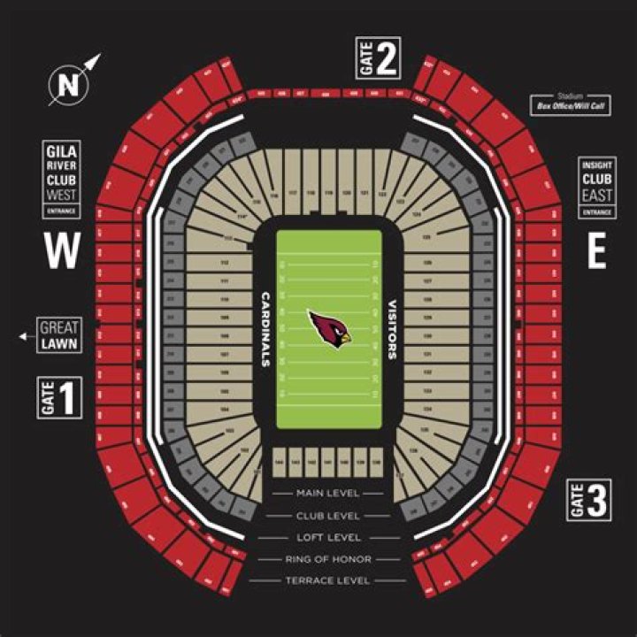 State Farm Stadium Seating Chart Seating plans of Sport arenas around