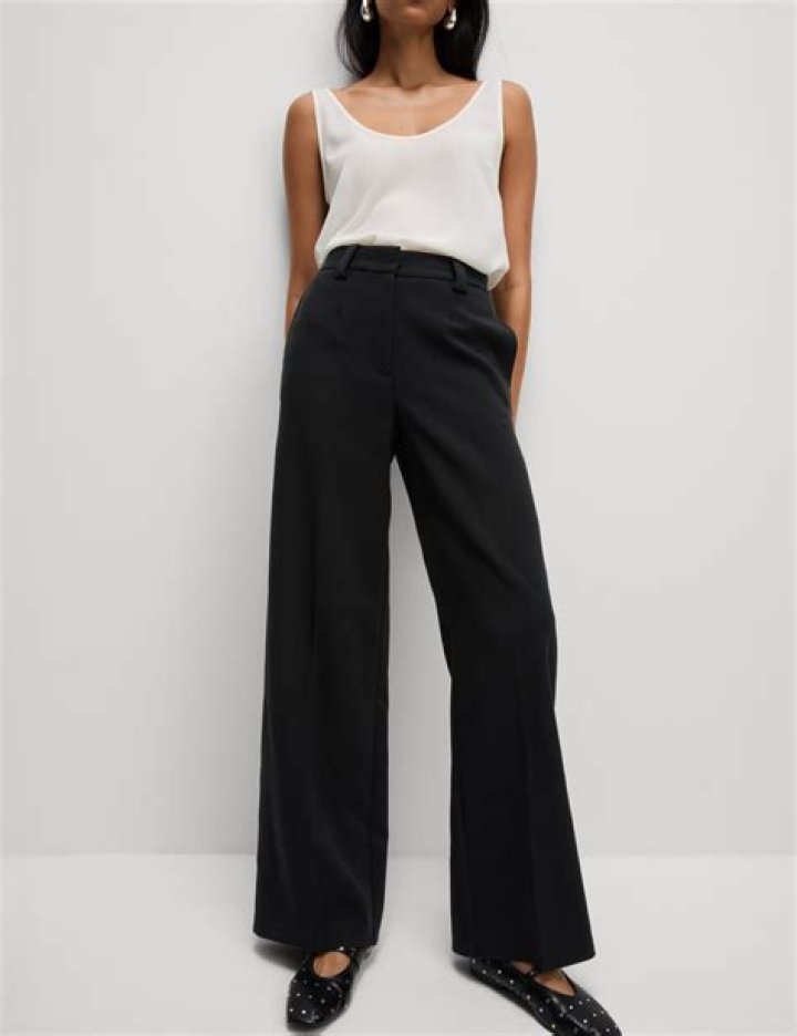 Stella Banderas High Waisted Black Trousers, Melanie Griffith, Johnson