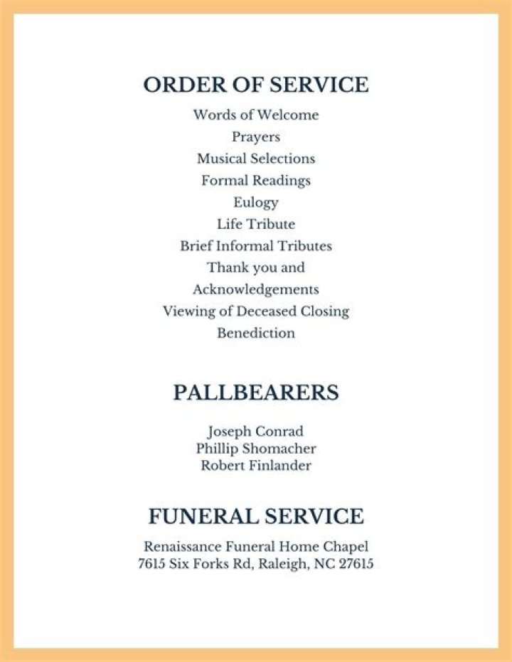 Sydney Rallo Obituary, Funeral Details, Sydney Bel Air MD, St. Margaret