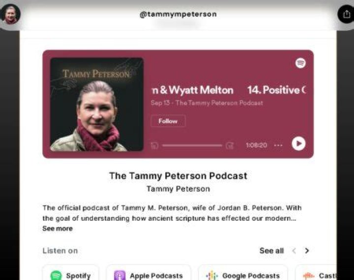 Tammy Peterson Wiki (Jordan Peterson's Wife) Age, Bio, Birthday