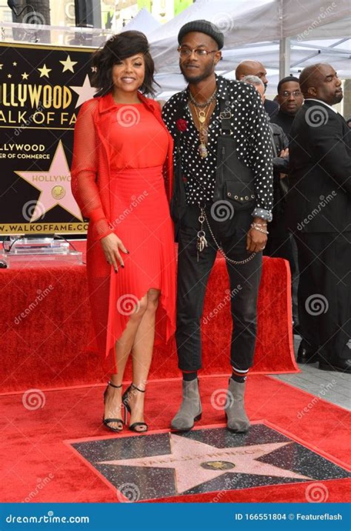 Taraji P. Henson & Marcell Johnson Stock Editorial Photo
