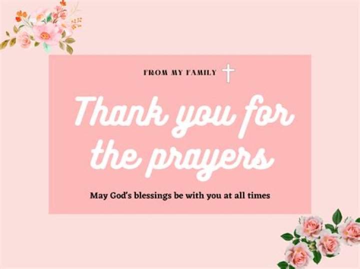 Thank You for Your Prayers What to Say (with Examples) Someone Sent