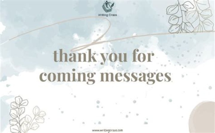 Thank You Messages For Coming To My Birthday Party WishesMsg