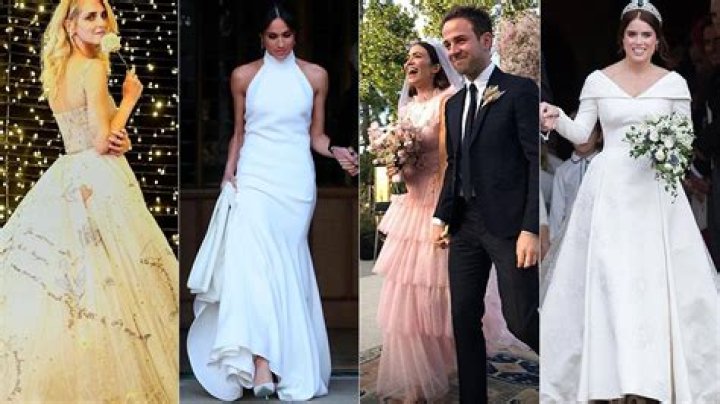 The Brightest Celebrity Brides of 2019 The Best Wedding Dresses
