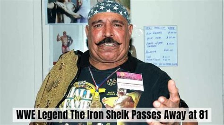 The Iron Sheik Passes Away at 81 ironsheik wwe wrestling rip legend