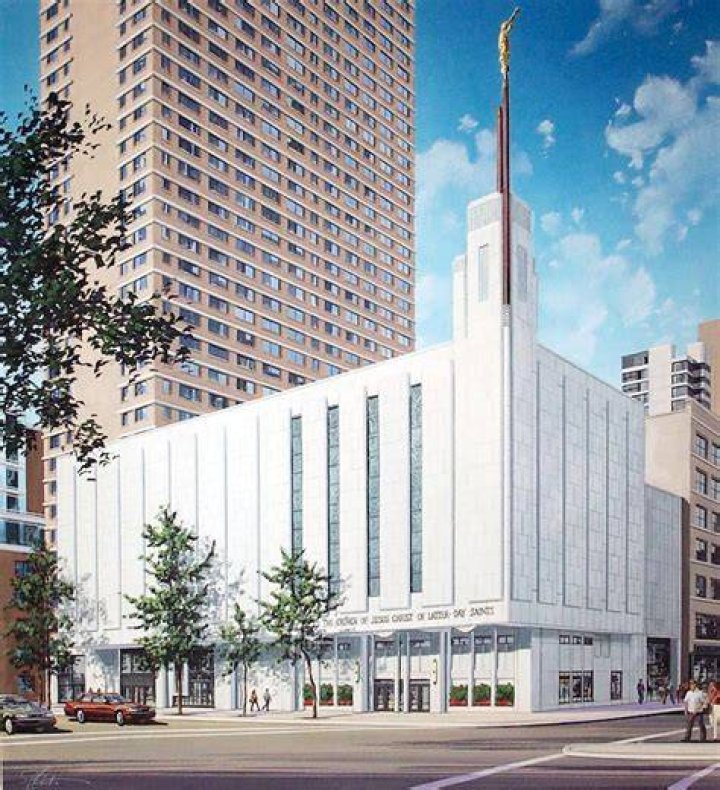 CU061212-001HR The Manhattan New York Temple of The Church of Jesus Christ of Latter-day Saints at 125 Columbus Avenue. | Photo Courtesy of: The Church of Jesus Christ of Latter-day Saints