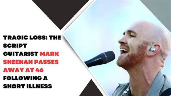 The Script guitarist Mark Sheehan dies aged 46