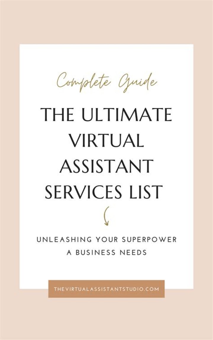 The Ultimate Virtual Assistant Services ...pinterest.ch