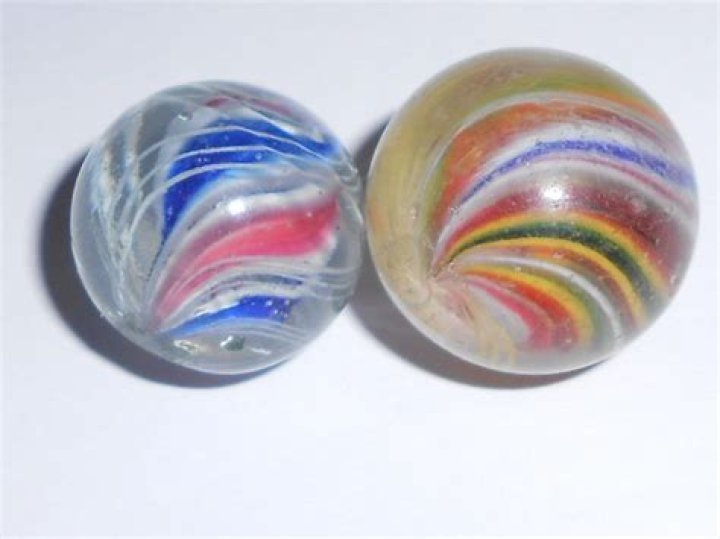 These are real handmade antique marbles I found at a tearoom/antique