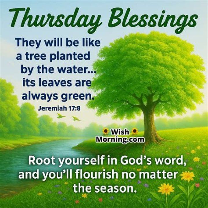 Thursday Blessings Bible Quote Pictures, Photos, and Images for
