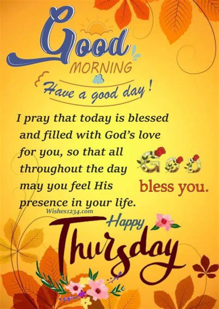 Thursday Blessings! Thursday Morning Quotes, Thursday Prayer, Happy