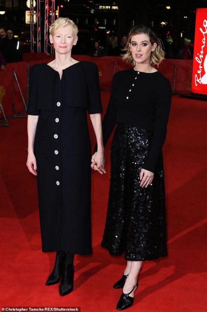 Tilda Swinton, 58, cuts a casual figure as she touches down at JFK