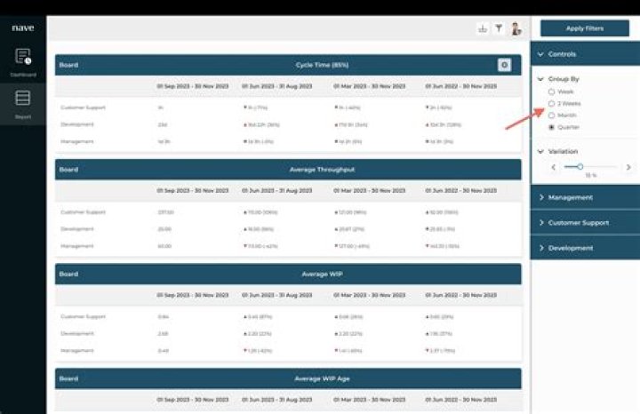 Time Variation Slider