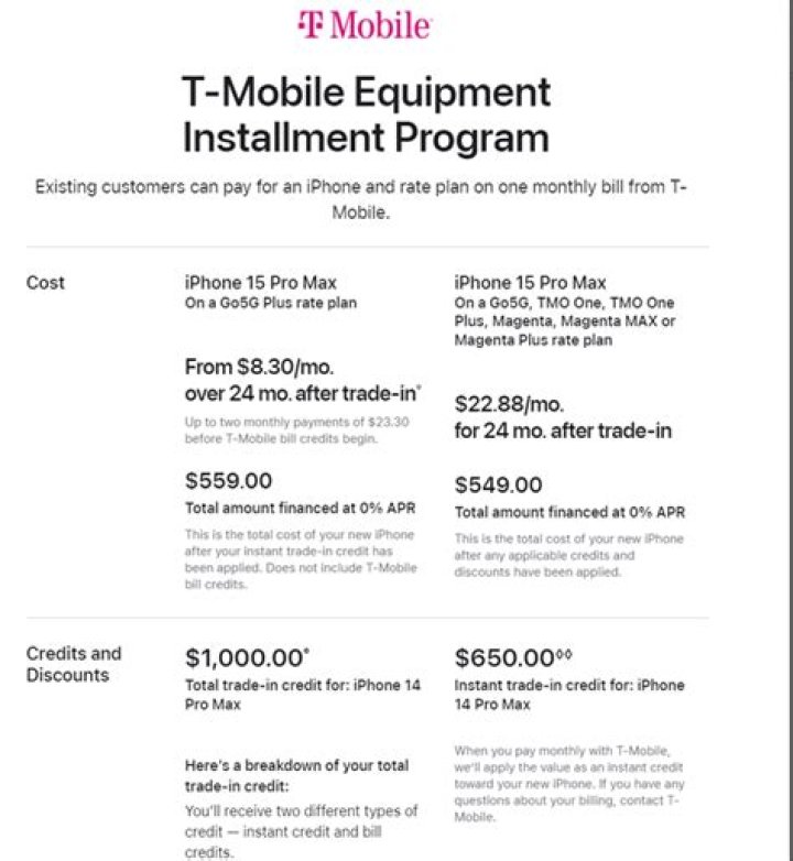 TMobile offering free or halfprice upgrade to iPhone 12 for existing