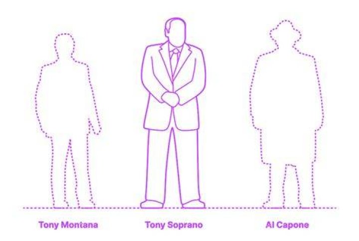 Tony Soprano Dimensions & Drawings