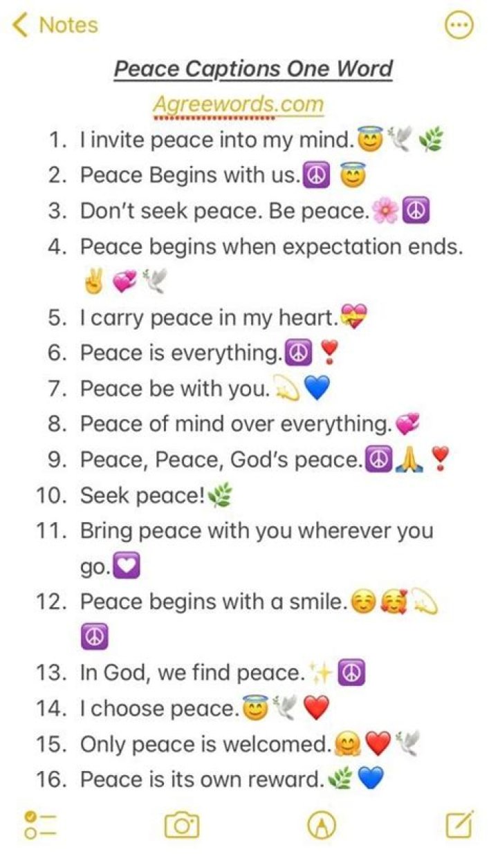 Top 150+ Peace Captions For Instagram Pacifists Captions