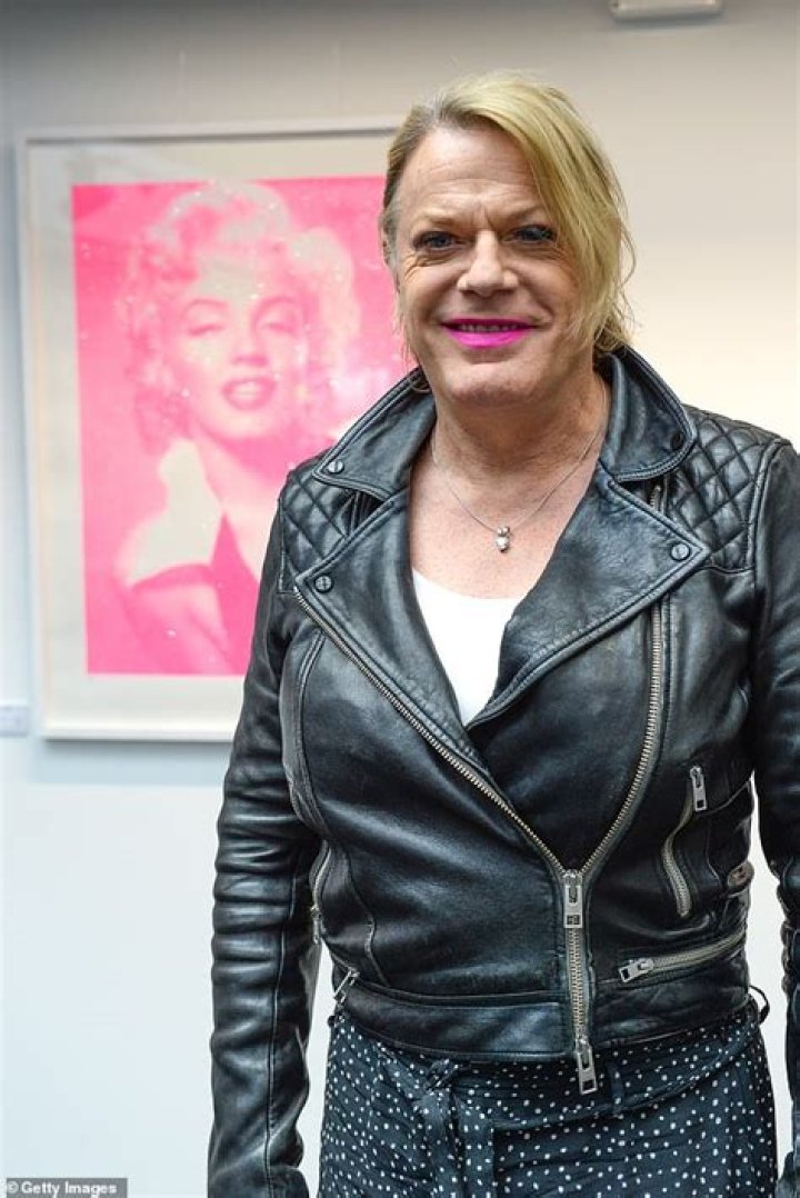 Transgender comedian Eddie Izzard, 58, wears trademark pink lipstick