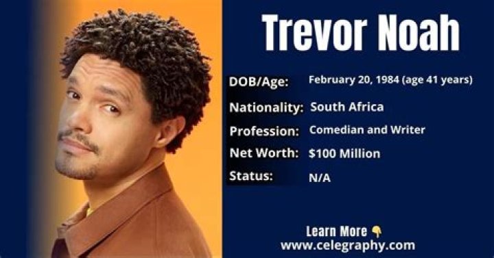 Trevor Noah Net Worth Guide