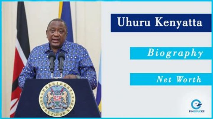 Uhuru Kenyatta Biography: Career, And Net Worth