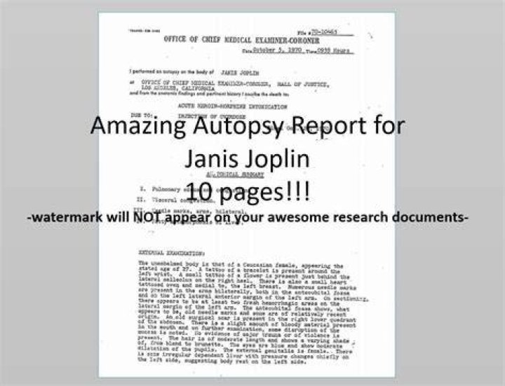 Unveiling The Truth Behind Janis Joplin Autopsy