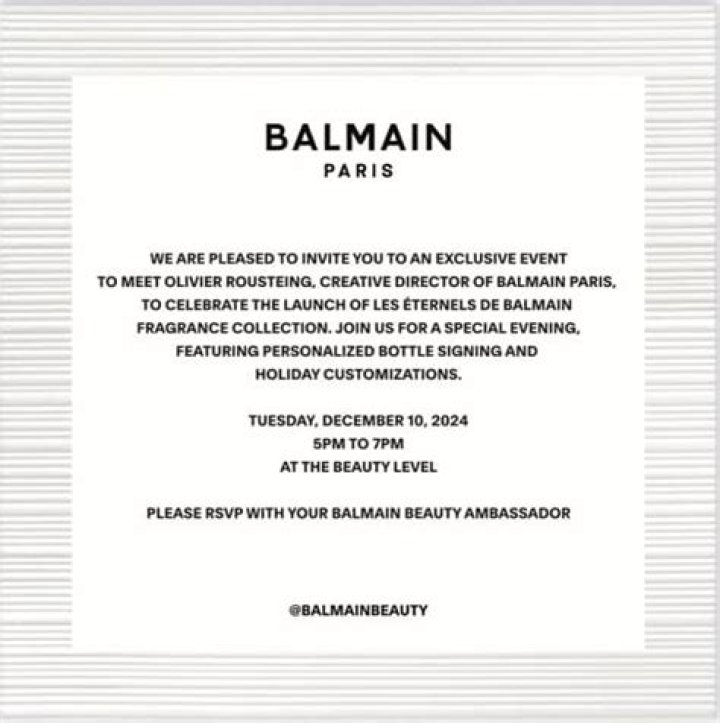 Unveiling The Visionary Behind Balmain: Filippo Testa Balmain