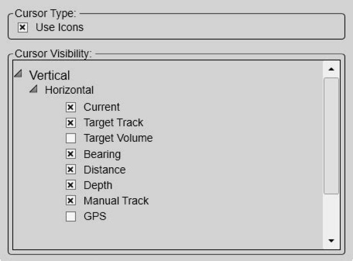 Variable Time cursor readout