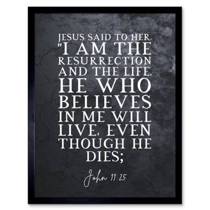 Verse Image: John 11:25, New International Version
