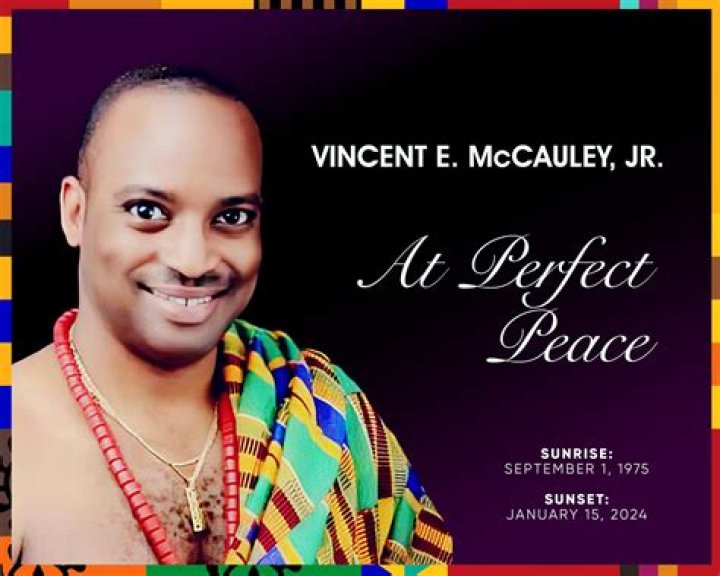 Vincent Mccauley's Obituary & Cause Of Death, Who Was Vincent Mccauley