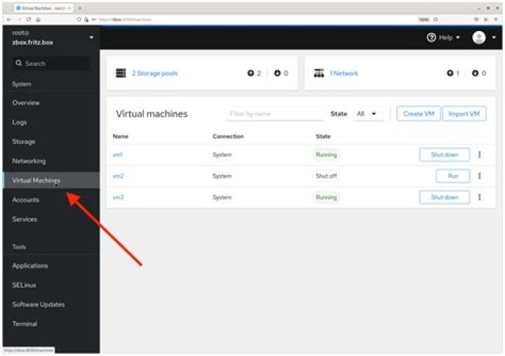 VM interface