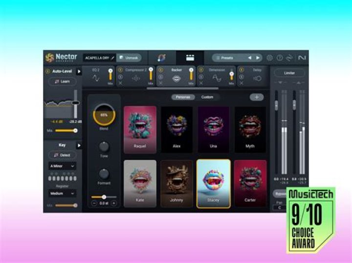 Vocal Assistant Scale Sliders