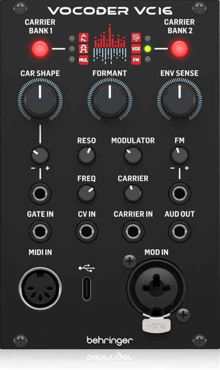 Vocoder module Advanced View