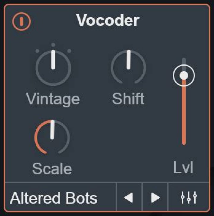 Vocoder Module Main View