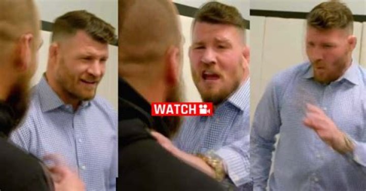 Watch Former UFC Middleweight champion Michael Bisping pops out his