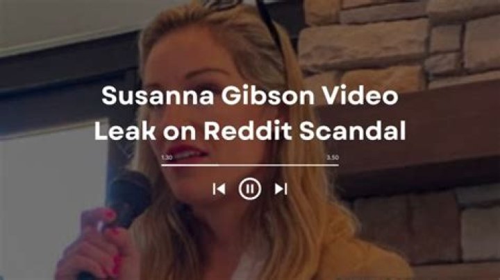WATCH Susanna Gibson's viral livestream video, what happened on the