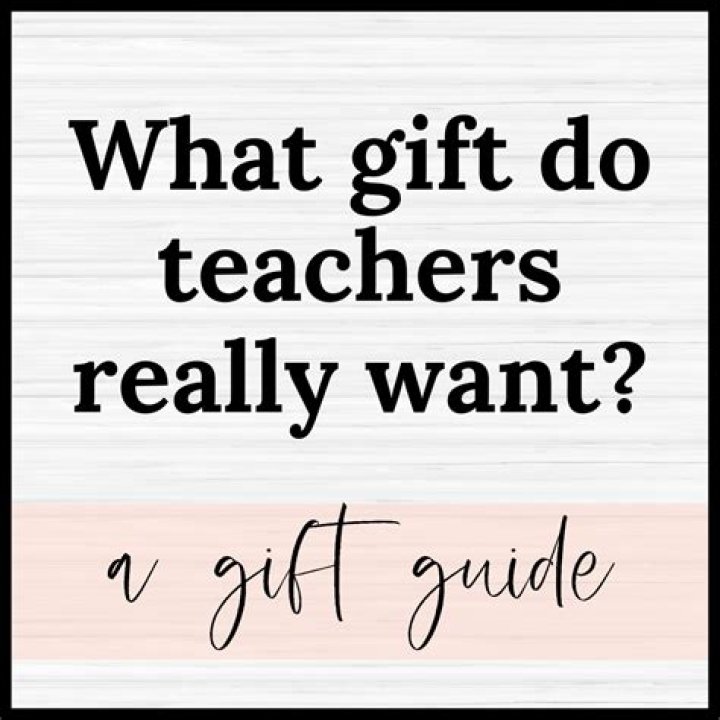 What do Teachers REALLY want for Christmas? BEST Teacher Gift Ideas