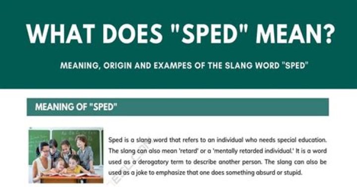 What Does Sped Mean In Gaming cloudshareinfo