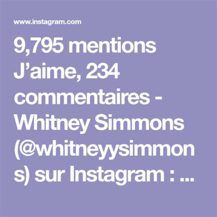 Whitney Simmons (whitneyysimmons) Instagram images94 GotCeleb