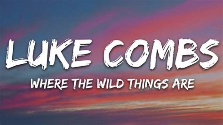 Who Inspired Luke Combs’ "Where The Wild Things Are"?
